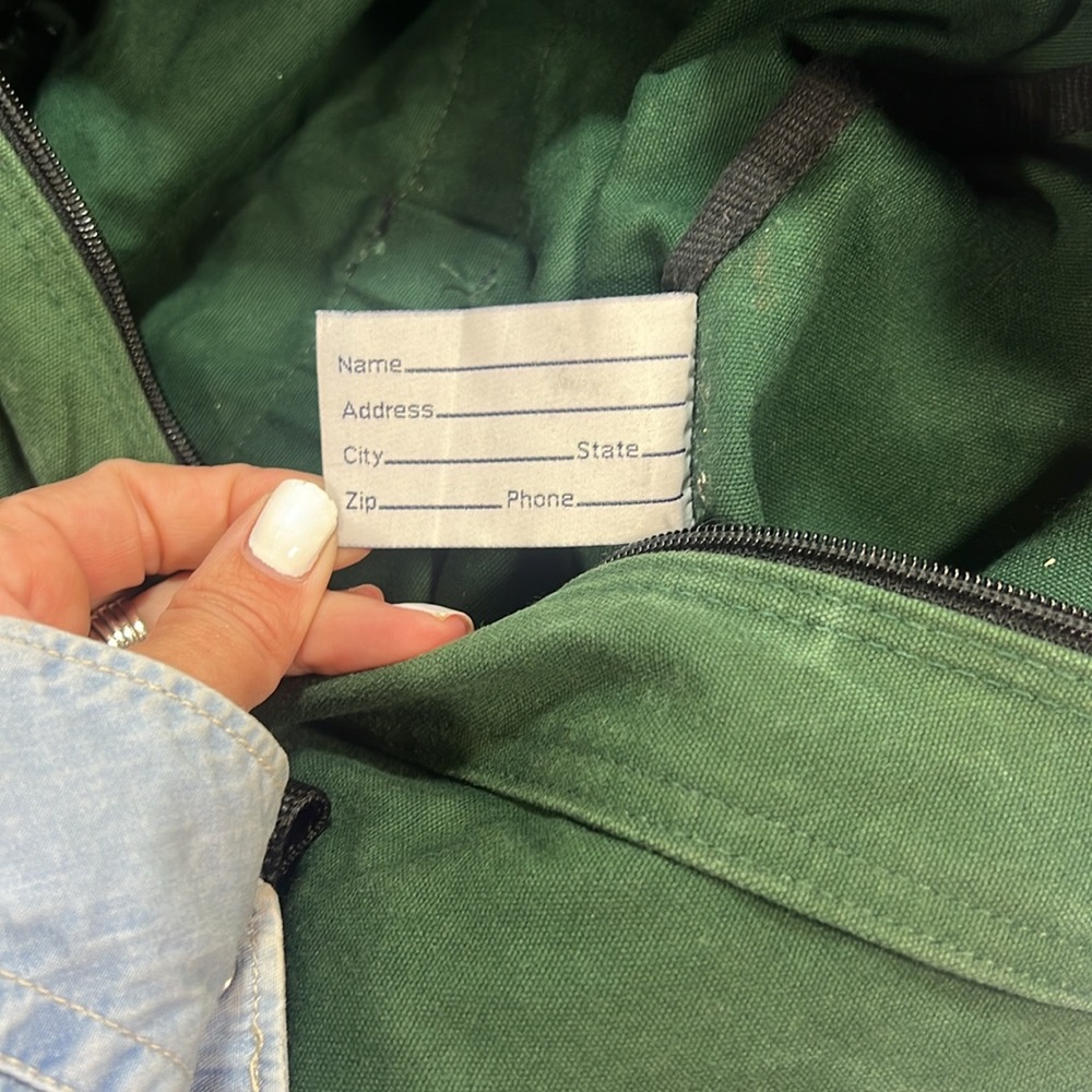 Vintage lands end duffel bag - Picture 5 of 11